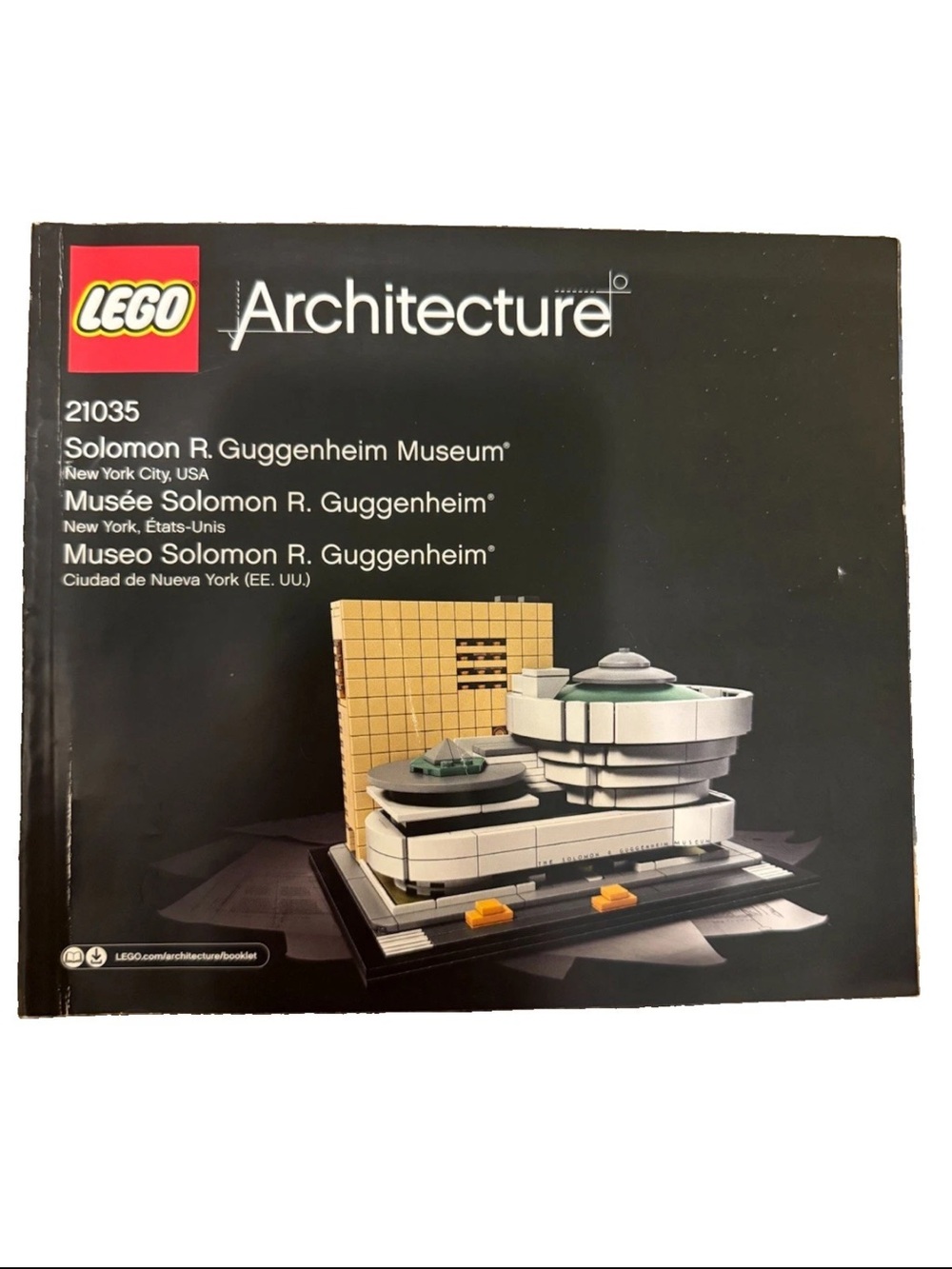 RETIRED LEGO Architecture Solomon R. Guggenheim Museum 21035 with Manual